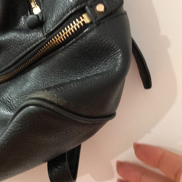 Michael Kors backpac with multiple pockets. Outside has some stains as pictured - Picture 5 of 15